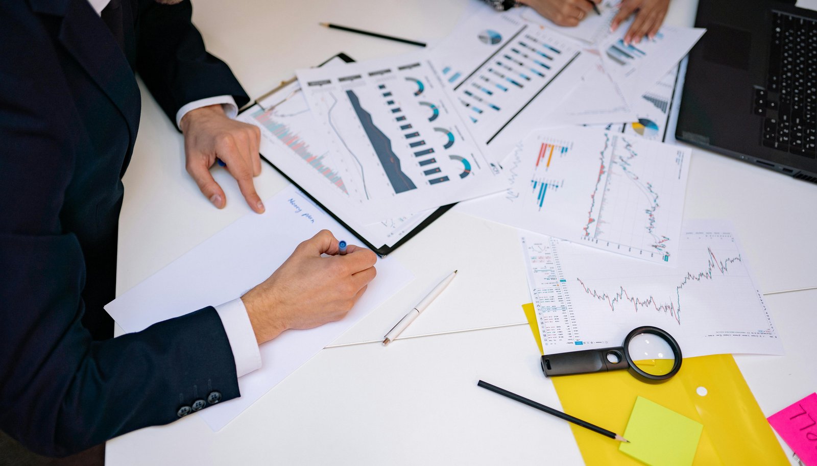 People working on laptops