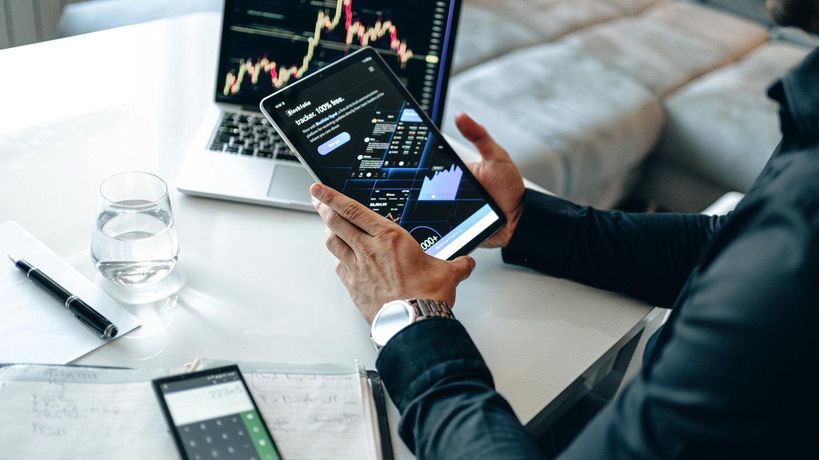 People working on laptops